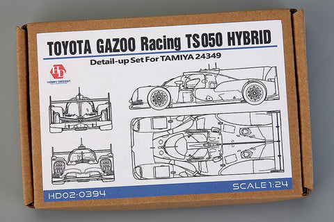 Hobby Design HD02-0394 1/24 Toyota Gazoo Racing TS050 Hybrid Detail-Up Set (for Tamiya 24349) (Photo-etched parts + Resin + Metal parts)