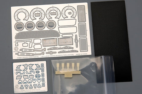 Hobby Design HD02-0397 1/24 Vlone Toyota Crown Majesta Detail-Up Set (for Aoshima 047378) (Photo-etched parts + Resin)