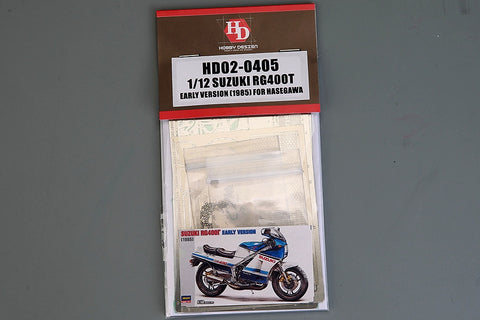 Hobby Design HD02-0405 1/12 Suzuki RG400 Gamma Early Model (1985) Detail-Up Set (for Hasegawa 21509) (Photo-etched parts + Metal parts + Resin)