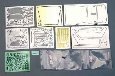 Hobby Design HD02-0410 1/24 Lotus Super 7 Series II (for Tamiya 24357) (Photo-etched parts + Metal parts + Resin + Metal logo)