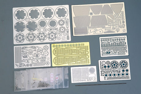 Hobby Design HD02-0414 1/12 Yamaha YZR-M1 2009 Detail-Up Set (for Tamiya 14117) (Photo-etched parts + Metal parts + Resin)