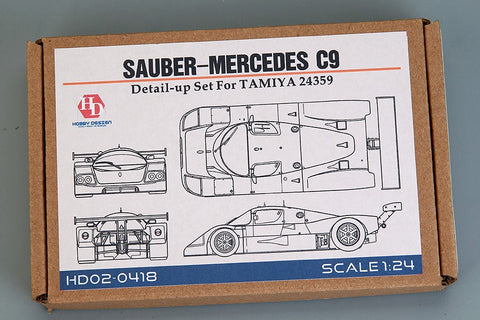 Hobby Design HD02-0418 1/24 Sauber Mercedes C9 Detail-Up Set (for Tamiya 24359) (Photo-etched parts + Metal parts + Resin)