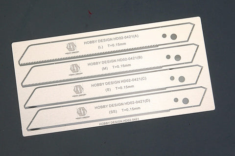 Hobby Design HD02-0421 0.15mm Etching Saw Set (B)