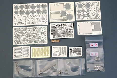 Hobby Design HD02-0427 1/12 Yamaha YZF750 TECH21 (1987) Detail-Up Set (for Fujimi 14132) (Photo-etched parts + Metal parts + Resin)