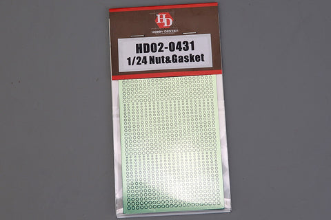 Hobby Design HD02-0431 1/24 Nuts and Gaskets