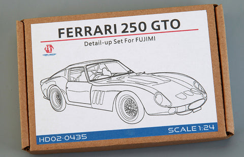 Hobby Design HD02-0435 1/24 Ferrari 250 GTO Detail-Up Set (for Fujimi 123370)