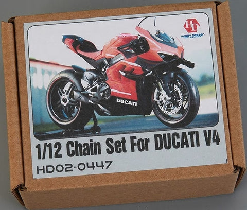 Hobby Design HD02-0447 1/12 Ducati V4 Chain Set (for Tamiya 14140)