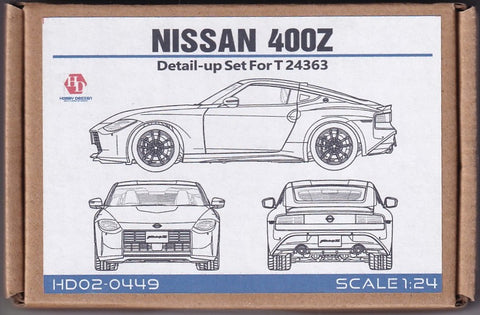 Hobby Design HD02-0449 1/24 Nissan 400Z Detail-Up Set (for Tamiya 24363) (Photo-etched parts + Resin)