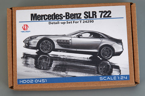 Hobby Design HD02-0451 1/24 Mercedes-Benz SLR McLaren 722 Detail-Up Set (for Tamiya 24290) (Photo-etched parts + Resin parts)