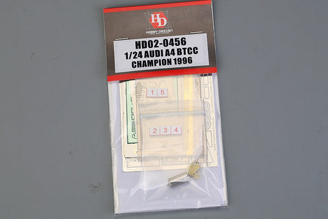 Hobby Design HD02-0456 1/24 Audi A4 BTCC Champion 1996 (Photo-etched parts + Metal parts + Resin)