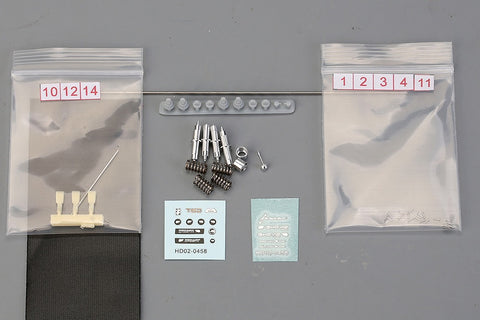 Hobby Design HD02-0458 1/24 Gordon Murray Automotive T.50 Detail-Up Set (for Tamiya 24364) (Photo-etched parts + Metal parts + Resin + Metal logo)