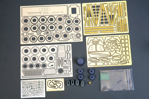 Hobby Design HD02-0460 1/24 Audi R8 LMS GT3 2019 Detail-Up Set (for Meng Model CS-006) (Photo-etched parts + Metal + Resin)