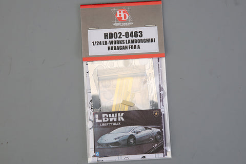 Hobby Design HD02-0463 1/24 LB-WORKS Lamborghini Huracán (for Aoshima 059906) (PE + Resin)