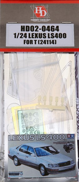 Hobby Design HD02-0464 1/24 Lexus LS400 (for Tamiya 24114) (PE + Resin)
