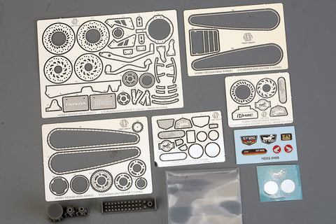 Hobby Design HD02-0469 1/12 Honda Dax Detail-Up Set Tamiya (14142) (PE + Metal Parts + Resin + Metal Logo)