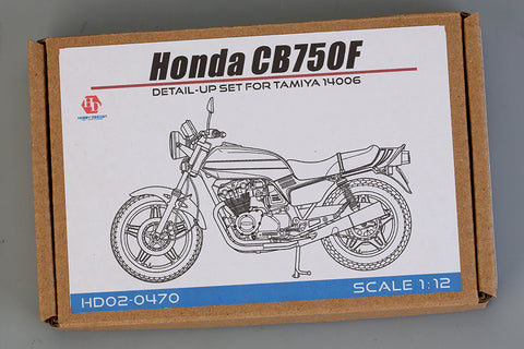 Hobby Design HD02-0470 1/12 Detail-Up Set for Tamiya Honda CB750F (14006) (Photo-etched parts + Metal parts + Resin parts)