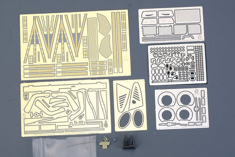 Hobby Design HD02-0475 1/24 Porsche 911 RSR (2018) Detail-Up Set (for NuNu PN24040) (Photo-etched parts + Metal parts + Resin parts)