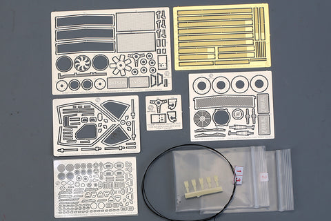 Hobby Design HD02-0476 1/24 Nissan Fairlady 240Z Detail-Up Set (for Tamiya 24367) (Photo-etched parts + Metal parts + Resin parts)