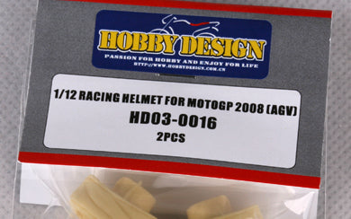 Hobby Design HD03-0016 1/12 AGV MotoGP 2008 Racing Helmet