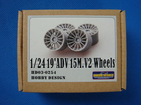 Hobby Design HD03-0254 1/24 19-inch ADVAN 15M.V2 Wheels