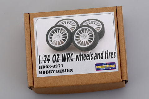 Hobby Design HD03-0271 1/24 OZ WRC Wheels and Tires
