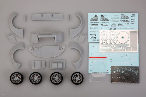 Hobby Design HD03-0307 1/24 LB Performance Nissan R35 Detail-Up Set (Resin + Photo-etched Parts + Decals)