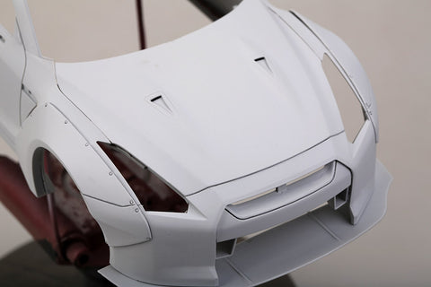 Hobby Design HD03-0307 1/24 LB Performance Nissan R35 Detail-Up Set (Resin + Photo-etched Parts + Decals)