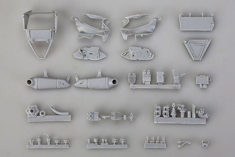 Hobby Design HD03-0330 1/12 Ducati 1199 Super Detail-Up Set (for Tamiya 14129) (Resin + Photo-etched parts + Metal parts)