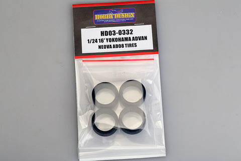 Hobby Design HD03-0332 1/24 16-inch Yokohama Advan Neova AD08 Tire
