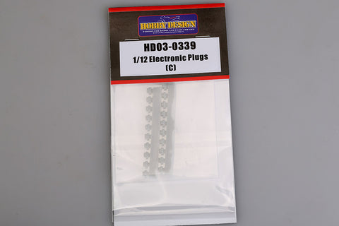Hobby Design HD03-0339 1/12 Electric Plug Set (C)