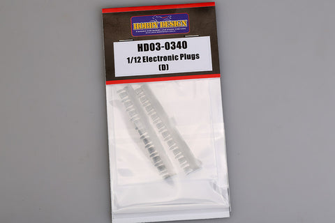 Hobby Design HD03-0340 1/12 Electric Plug Set (D)