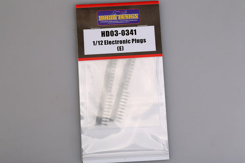 Hobby Design HD03-0341 1/12 Electric Plug Set (E)