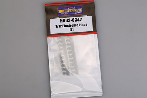 Hobby Design HD03-0342 1/12 Electric Plug Set (F)