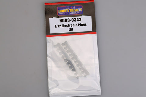 Hobby Design HD03-0343 1/12 Electric Plug Set (G)
