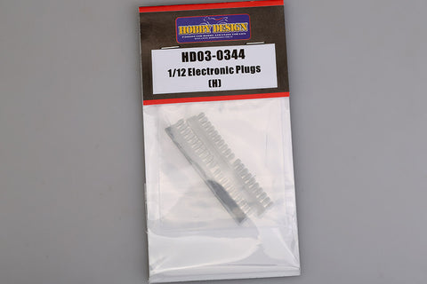 Hobby Design HD03-0344 1/12 Electric Plug Set (H)
