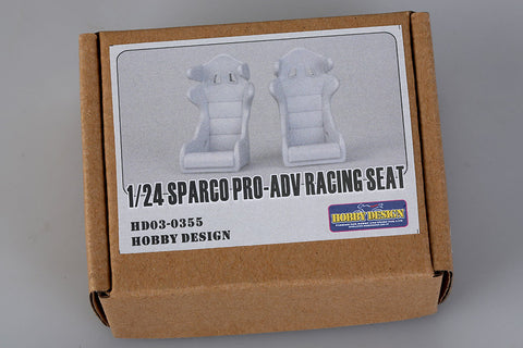 Hobby Design HD03-0355 1/24 Sparco PRO-Advan Racing Seat (Resin + Photo-etched parts + Decals)