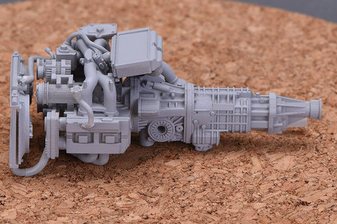 Hobby Design HD03-0381 1/24 Subaru Impreza EJ20 Engine Kit (Resin + Photo-etched Parts)