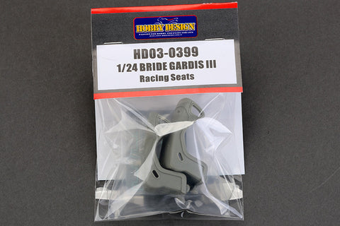 Hobby Design HD03-0399 1/24 Bride Gardis III Racing Seat (Resin + Photo-etched parts + Decals)