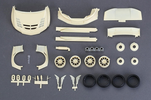 Hobby Design HD03-0430 1/24 Voltex Mitsubishi Evo IX Wide Body Kit (for Fujimi) (Resin + Photo-etched parts + Metal parts)