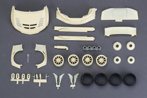 Hobby Design HD03-0430 1/24 Voltex Mitsubishi Evo IX Wide Body Kit (for Fujimi) (Resin + Photo-etched parts + Metal parts)