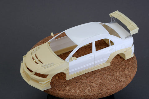 Hobby Design HD03-0430 1/24 Voltex Mitsubishi Evo IX Wide Body Kit (for Fujimi) (Resin + Photo-etched parts + Metal parts)