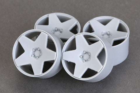 Hobby Design HD03-0436 1/24 20-inch Vossen Wheels (Model: VPS-318)