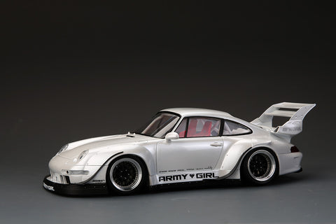 Hobby Design HD03-0459 1/24 RWB Porsche 993 Wide Body Kit for Ver. "Army Girl" (Resin + Photo-etched parts + Decals + Metal parts)