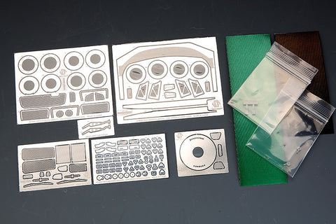 Hobby Design HD03-0482 1/24 Spoon Honda S2000 (for Tamiya) S2000 Detail-Up Set (Resin + Photo-etched parts + Decals + Metal parts)