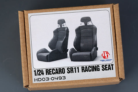Hobby Design HD03-0493 1/24 Recaro SR11 Racing Seat (Resin + Decal)
