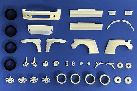Hobby Design HD03-0506 1/24 RB Pandem Honda EG6 Wide Body Kit (for Hasegawa) Honda EG-6 Civic (Resin + Photo-etched parts + Decals)