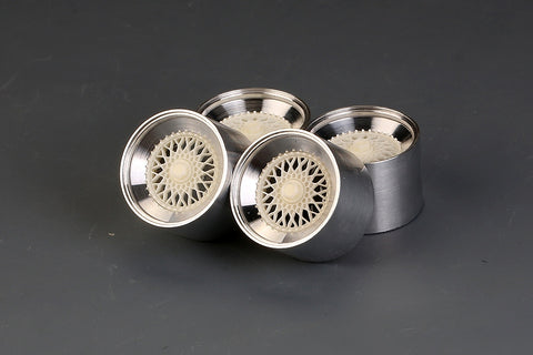 Hobby Design HD03-0507 1/24 18-inch BBS RS Wheels for JDM Series (Resin + Metal Wheels + Decals)