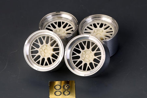 Hobby Design HD03-0511 1/24 18-inch RB Custom Wheels for JDM Series (Resin + Metal Wheels + Photo-etched Parts)