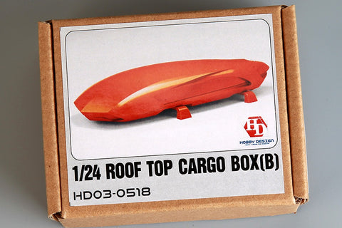 Hobby Design HD03-0518 1/24 Rooftop Cargo Box B (Resin + Decal)