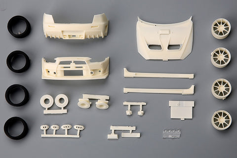 Hobby Design HD03-0524 1/24 Mitsubishi Lancer Evolution X FQ-400 (for Aoshima) (Resin + Photo-etched parts + Decals + Metal logo)